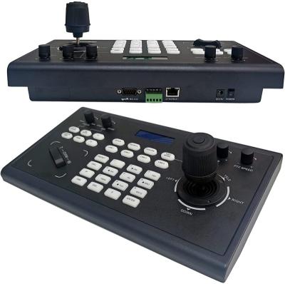 China RS232 RS485 Controller, 3D IP PTZ Camera Keyboard PTZ Camera Conference PTZ Camera Controller with Joystick for Live Streaming for sale