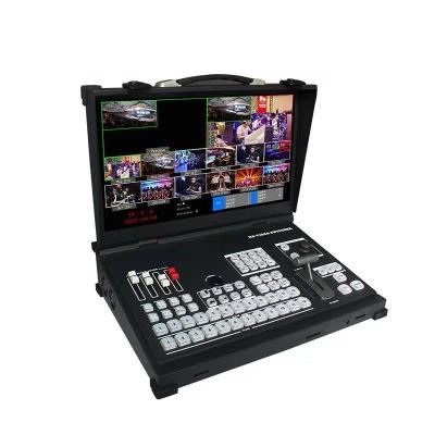 China Multifunctional High Performance 17.2 Inch Screen 12 Channel IDS 1080P60fps Live Video Changer For Church/Sports/OBS/Tiktok Medical/Live for sale