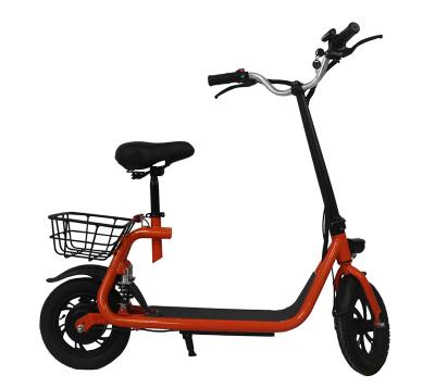 China 12 Inch Off Road Tire Electric Scooter 36V Unisex Adult Electric Scooter With Seat for sale