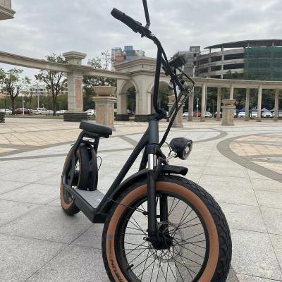 China Standing Electric Scooters 1000W Electric Bicycle 15.6AH E-Mountain Bike 60km/h 20 Inches Fat Oil Brake Lithium Battery Ebike Adults tire for sale