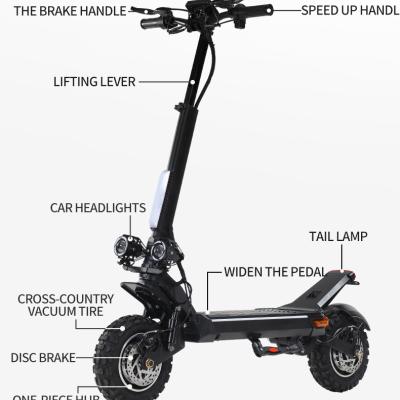 China Powerful 11inch Off Road Scooter (SUV) 2000W 48V 20AH Unisex Electric Scooters for sale