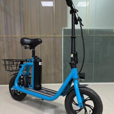 China Electric scooter 350W motor 36V 7.5ah lithium battery mini unisex removable foldable electric bike fat tire for sale for sale