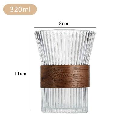 China Wholesale Eco-friendly Organ Heat Resistant Vertical Waist Cup Juice Cup Tea Coffee Tea Glass Mug for sale