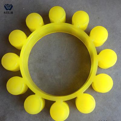 China Elasticity plum blossom core star pu tpu coupler sealing pad elastomer water pump claw type hexagonal mechanical coupling high quality standard for sale