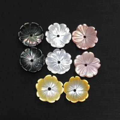 China Bowl Color Game Or Fire White/Pink/Black/Yellow Broom Cut Out Bead Flower Bead for sale