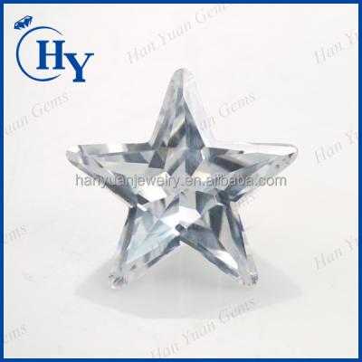 China Beautiful Fire Star White Color Play Or Fancy Cut Loose CZ Gems Jewelry for sale