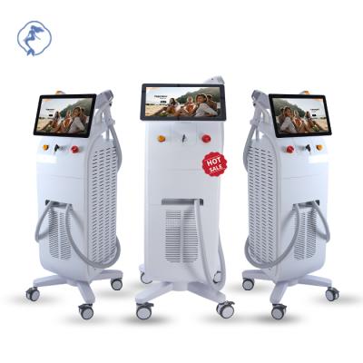 China Anti-puffiness Hair Remover 3 Wavelengths Diode Laser Permanent Hair Removal 755 808 1064 IPL Laser Hair Removal for sale