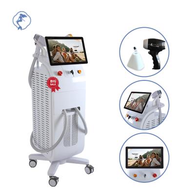 China Anti-puffiness permanent hair remover 3 wavelengths diode laser hair removal laser hair removal machine price for sale