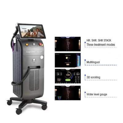 China Permanent Hair Removal Pain Free Android System Alma Soprano Ice Titanium Laser Diode 755 808 1064 Hair Removal 808nm Diode Laser Machines for sale