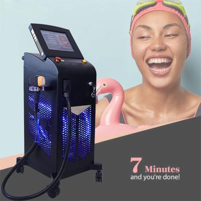 China Skin Tightening 2022 Soprano 3 Triple Ice Laser Diode Laser Wavelength 808nm Waves Painless Hair Removal 1600w 1800W Platinum for sale