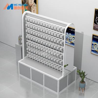 China Double-Sided Hot-selling Jewelry Showroom Designs Furniture Display Racks Jewelry Store Boutique Display Cabinet for sale