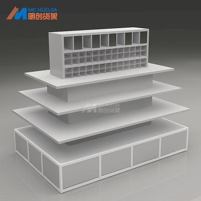 China 2021 Corrosion Protection Modern Design Shop Decoration Display Design Wooden Perfume Shop Display Stand for sale