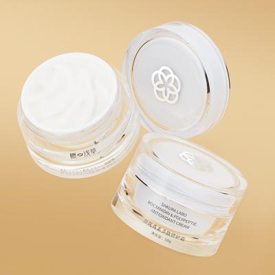 China Moisturizer Long Term Strong Whitening Reduce Wrinkles Peptide-Infused Squalane Facial Cream for sale