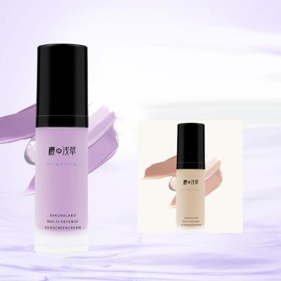 China Paraben Free Concealer Sunblock Whitening Sunscreen Facial Cream Make Up Foundation for sale