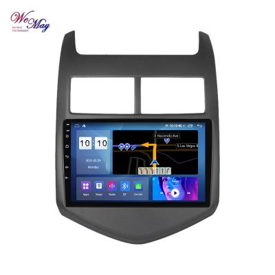 China Wemay GPS Car Mp5 Player Autoradio for Chevrolet Aveo/Sonic 2011 2012 2013 with 6+128GB Carplay BT WIFI 4G LTE IPS DSP Stereo Radio for sale