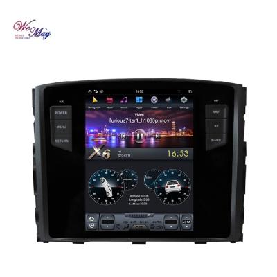 China Amplifier Wemay Quality Touch Screen Android10 Car Dvd Radio Music Video Frames Player With 10Inch For Mitsubishi Pajero 2007-20 for sale