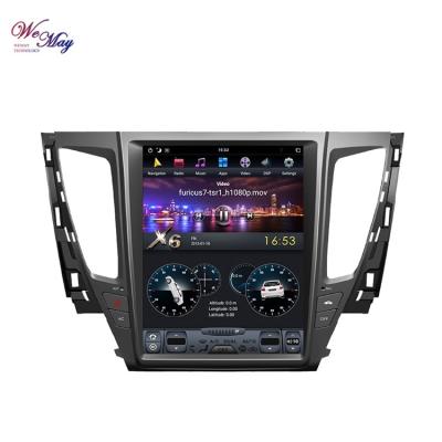 China Amplifier Wemay 12.1inch Android Touch Screen Car Dvd Vcr With Wifi Gps Multimedia System For Mitsubishi Pajero Sport 2016-2018 for sale