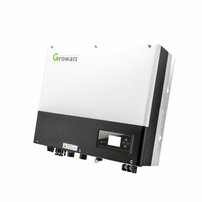 China Home Residential Hybrid Solar Power System Single Phase 5KW Growatt Solar Inverter With Storage Battery for sale