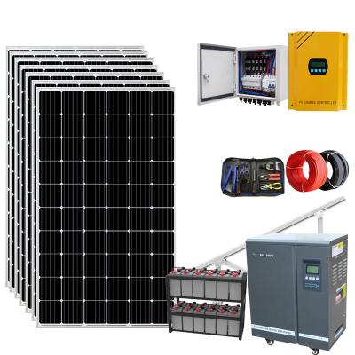 China Home Solar System Price 3000w Hybrid Home Energy System Solar Power Product for sale