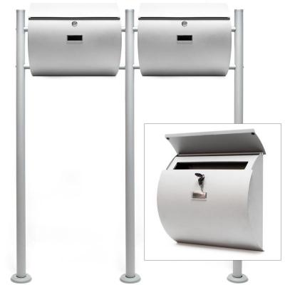 China Outdoor Stainless Steel Wall Mounted Custom Mailbox for sale