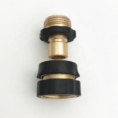 China Soft Grip Brass Water Hose Connectors for sale