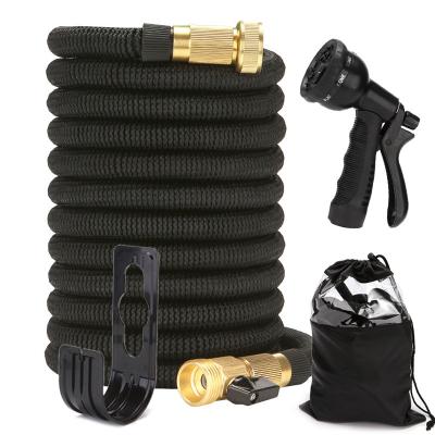 China Hot Sale Wall Mountable Flexible Garden Hose Portable Water Hose With Brass Connector for sale