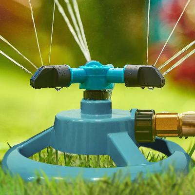 China Easily Install Rotary Plastic 3 Arm Water Sprinkler For Garden for sale