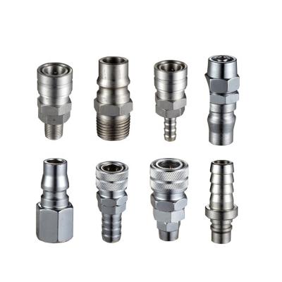 China PU Nylon and Ployuret Pneumatic Fittings Air Quick Connect Coupler, Gas Fitting Tube Connector Steel and Brass Coupling for sale