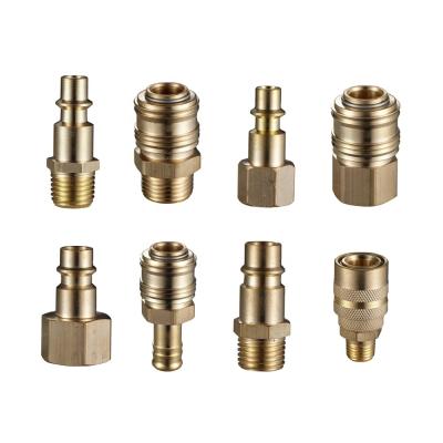 Chine Pneumatic Industrial Air Compressor Tube Connector PU Nylon And Ployuret Coupler NPT Brass And Steel Push Fit Fit Quick To Connect Couplings à vendre