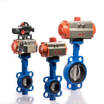 Chine PN10 DN300 General Pneumatic Wafer Type Butterfly Valve à vendre