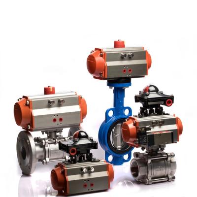 중국 Water Treatment Pneumatic Actuator Wafer General Connection Type Pneumatic Butterfly Valve 판매용