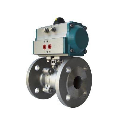 China General Proportional Double Acting Single Acting Vapor Flow Control Acting Pneumatic Ball Valve zu verkaufen