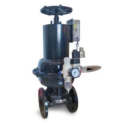 中国 General Rubber EPDM PTFE Jacketed DI WCB Pneumatic Actuators Direct Diaphragm Valve 販売のため