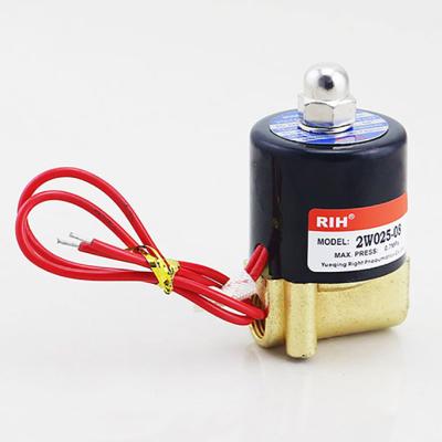 Chine General Water 12V Normally Open Direct Acting Brass 110V 24V 220V Mini Solenoid 2 Way Air Micro Valve 2W025-08 à vendre