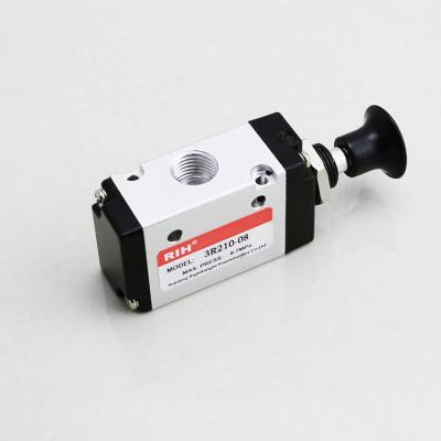 Chine Series Pneumatic Directional Manual Reciprocating Valve Pull Valve 3R Series Pneumatic Manual Reciprocating Valve Aluminum Alloy Hotels Mechanical Valve à vendre