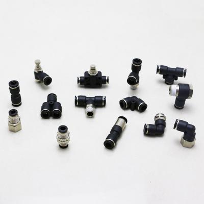 China Connect pipes PL pe pcf plasti nickel plating pneumatic air brass pipe fitting en venta