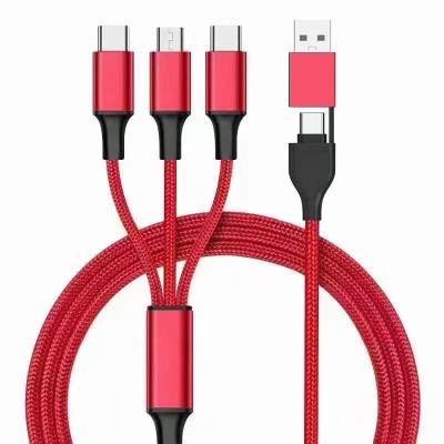 China Etc.electronic mobile phone product factory hot sale 2M Usb 3 in 1 type-c palladium cable charging line for sale