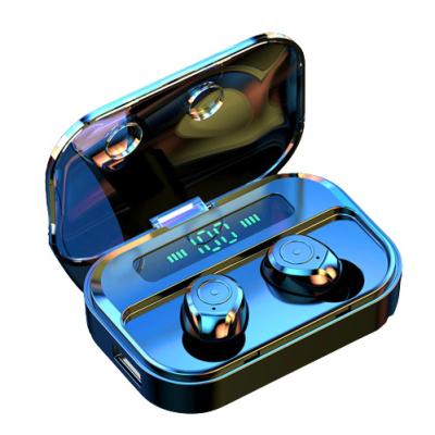 China top selling in-ear tws earbud TG01 long playing time LED display wireless in-ear earbuds IPX7 waterproof for sale