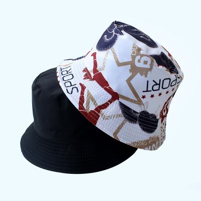 China Use Custom Printed Bucket Hats Stock Different Designs Reversible for sale