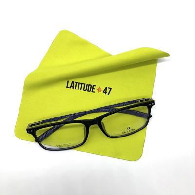 China Custom Logo Print Microfiber Glasses Cleaning Cloth Viable Polishing Cloth Polishing Cloth for sale