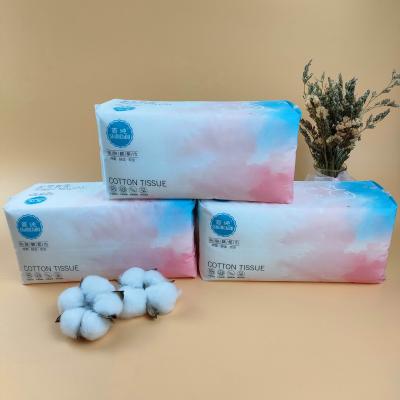 China Soft And No Fiber Customize Disposable Personal Skin Care Grain Facial Tissue Packing E-F Towel for sale