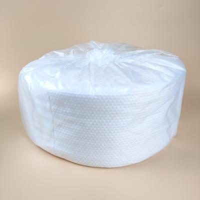 China Nonwoven Material Large Roll Spunlace Tissue Roll Cloth Daily Cleansing Dry And Wet Facial Towel for sale