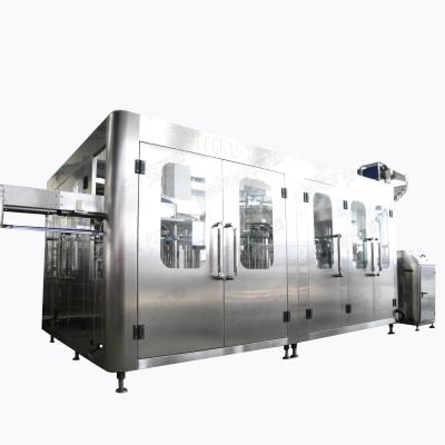 China Fully automatic 300ml beverage carbonated beverage filling machine /3-in-1beverage filling machines. for sale