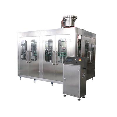 China Beverage glass bottle machine manufacturer for beer filling machine / soda water glass bottle filling machine for sale