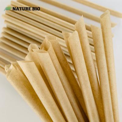 China Restaurant/party/decoration/bar and sugarcane free degradable bagasse eco free disposable plastic drinking straw/drinking straw for sale