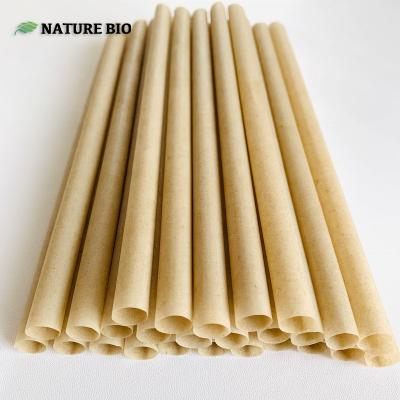 China Restaurant/party/decoration/bar biodegradable drinking/bpa pla non free recycle eco friendly nature 12*210mm drinking juice water tube disposable 100% sugar cane straw for sale