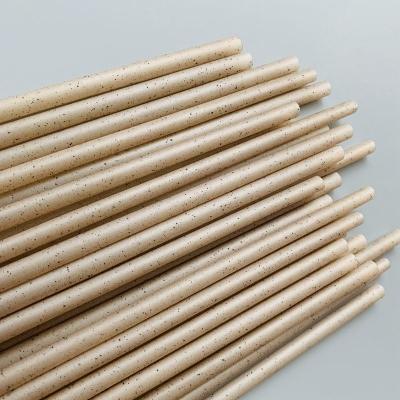 China High Quality Disposable Biodegradable Coffee Grounds Straw Eco - Friendly Disposable Drinking Straw for sale