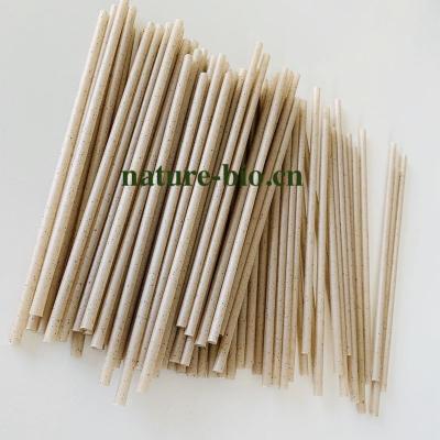 China Disposable Natural PLA COFFEE MARCS STRAW 100% Biodegradable Eco-Friendly Drinking Straw for sale