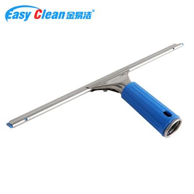 China Replacement Disposable Professional Trident Rubber Band Kit Window Cleaning Mark ECG Stainless Steel Extendable Window Squeegee for sale