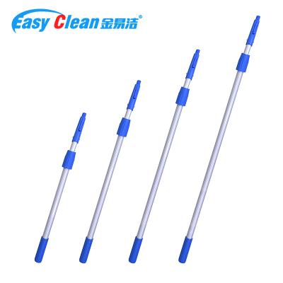 China Disposable ECG Quick Connect Aluminum Alloy Telescopic Poles For Window Cleaning for sale